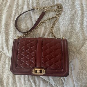Rebecca Minkoff quilted leather cross body bag